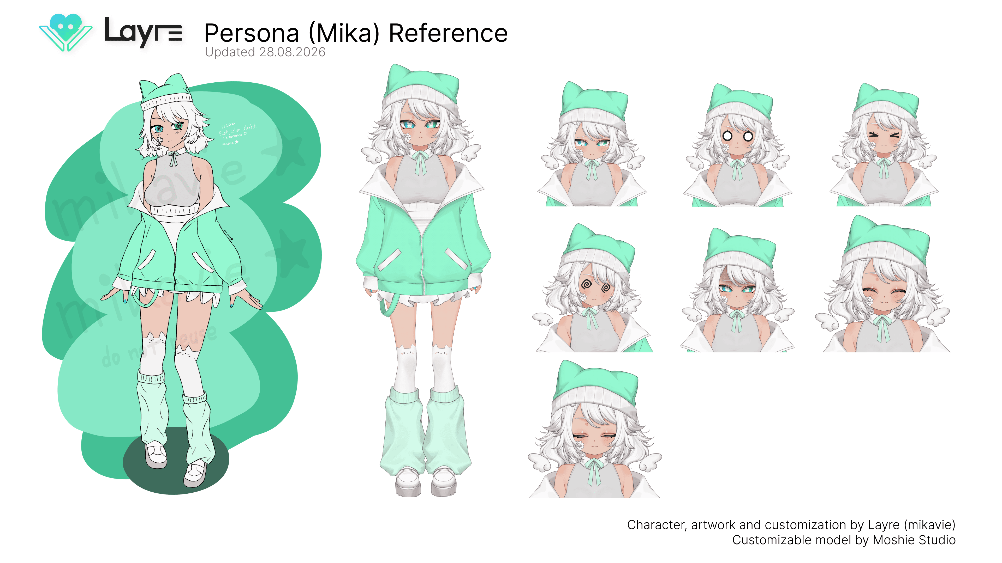 Mika's persona reference image